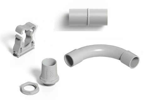 accesorios para caño plastico